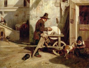 Le Rémouleur - Alexandre Gabriel Decamps
